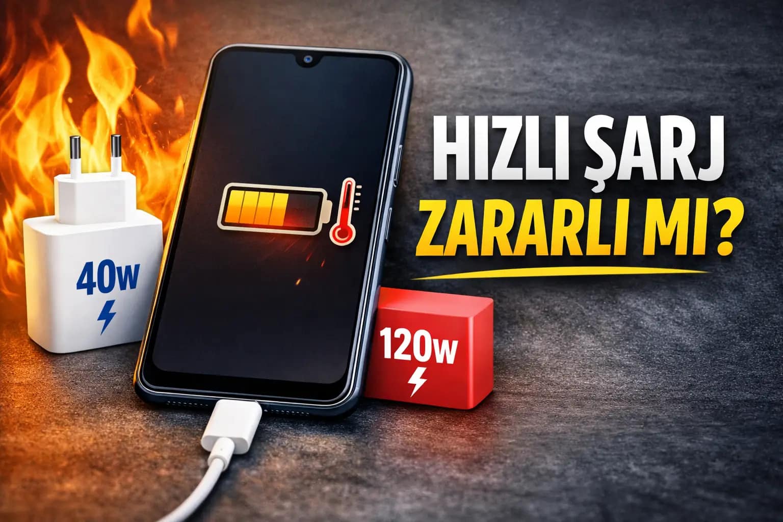 Hızlı Şarj Telefona Zarar Verir mi? 3 Hızlı şarj teknolojisinin telefon bataryasına etkisi